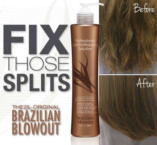 Brazilian Blowout Split End Repair